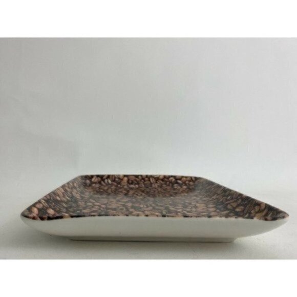 Starbucks Espresso Serving Trinket Plate Coffee Beans 9” X 7” 2007 Collectible - Picture 4 of 9